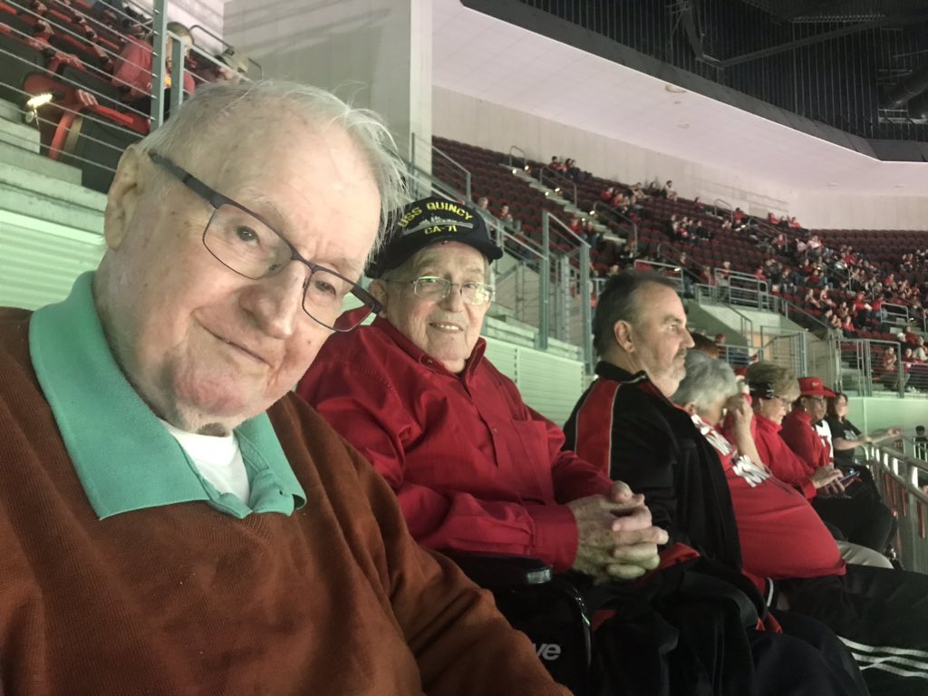 ForestSpringsHC's tweet photo. Dr. Ed and his best bud @louisvillecardinals game! #LiveADream @LeighAnnBarney @AnnaLadig @JustinCarwile @MelissaLarmour #TrilogyRocks https://t.co/DgU2RjVfnK
