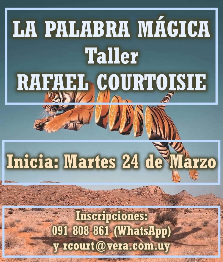 #taller #literatura #creación de <a href="/RCourtoisie/">Rafael Courtoisie</a>  Inicia martes 24 de marzo #Montevideo #Uruguay