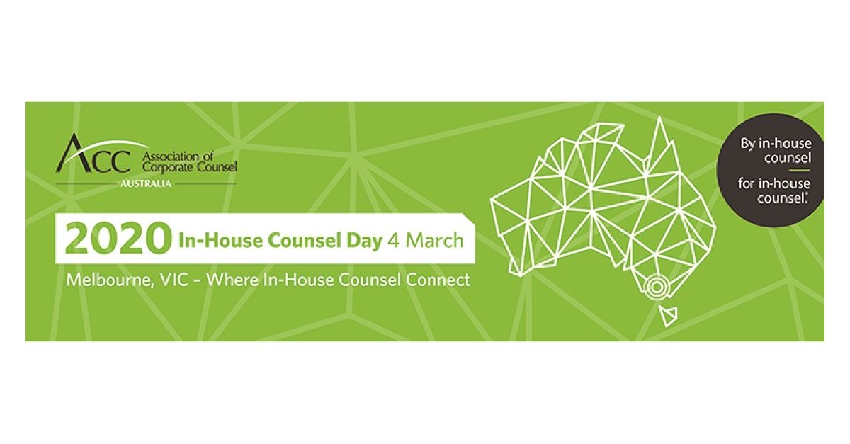 Law_In_Order's tweet photo. We look forward to catching up at the Association of Corporate Counsel's Inhouse Counsel Day. Robyn Kidd, our Head of Managed Document Review, is facilitating the plenary session. We support this great peer networking and learning event. https://t.co/3dhraHTOjb #byinhouse #IHCD20 https://t.co/IaEAIny5kk