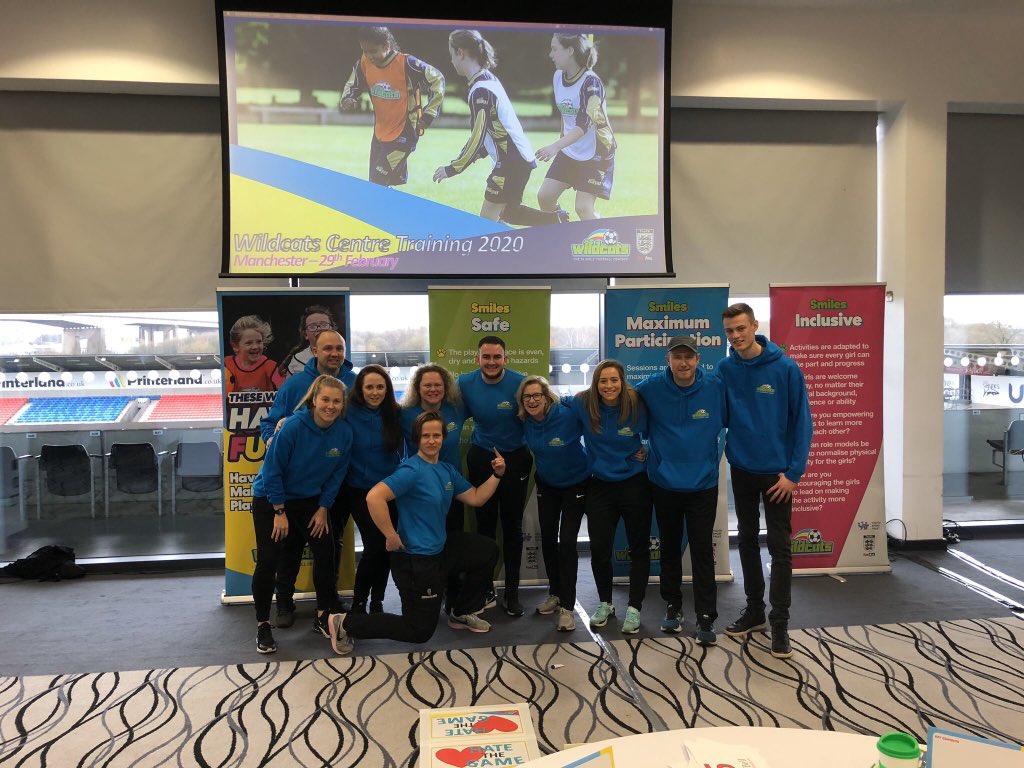 LeahPoole's tweet photo. Finally home after an EPIC weekend with the #Wildcats Workforce Team delivering #WildcatsTraining to hundreds of THE most enthusiastic & dedicated coaches, volunteers, wildcats mentors & CFA staff. Manchester & Leeds - you were fab ๐๐พ Bring on Bournemouth & Reading next weekend https://t.co/B2EMfePSu1