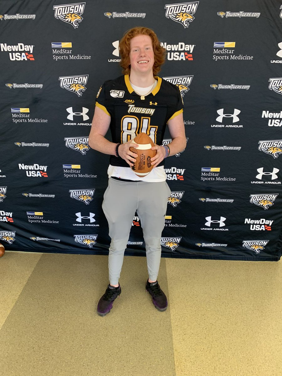 GriffinPatt85's tweet photo. Had a great day at Towson today!  Look forward to getting back up soon! Thanks for the invite @CoachCBauer @CoachBillLang @CoachVanZile https://t.co/BI0X4LVFHx