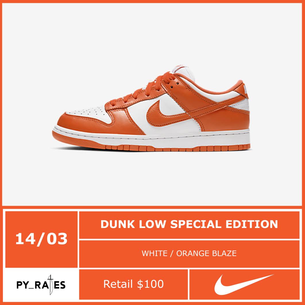 orange blaze dunks