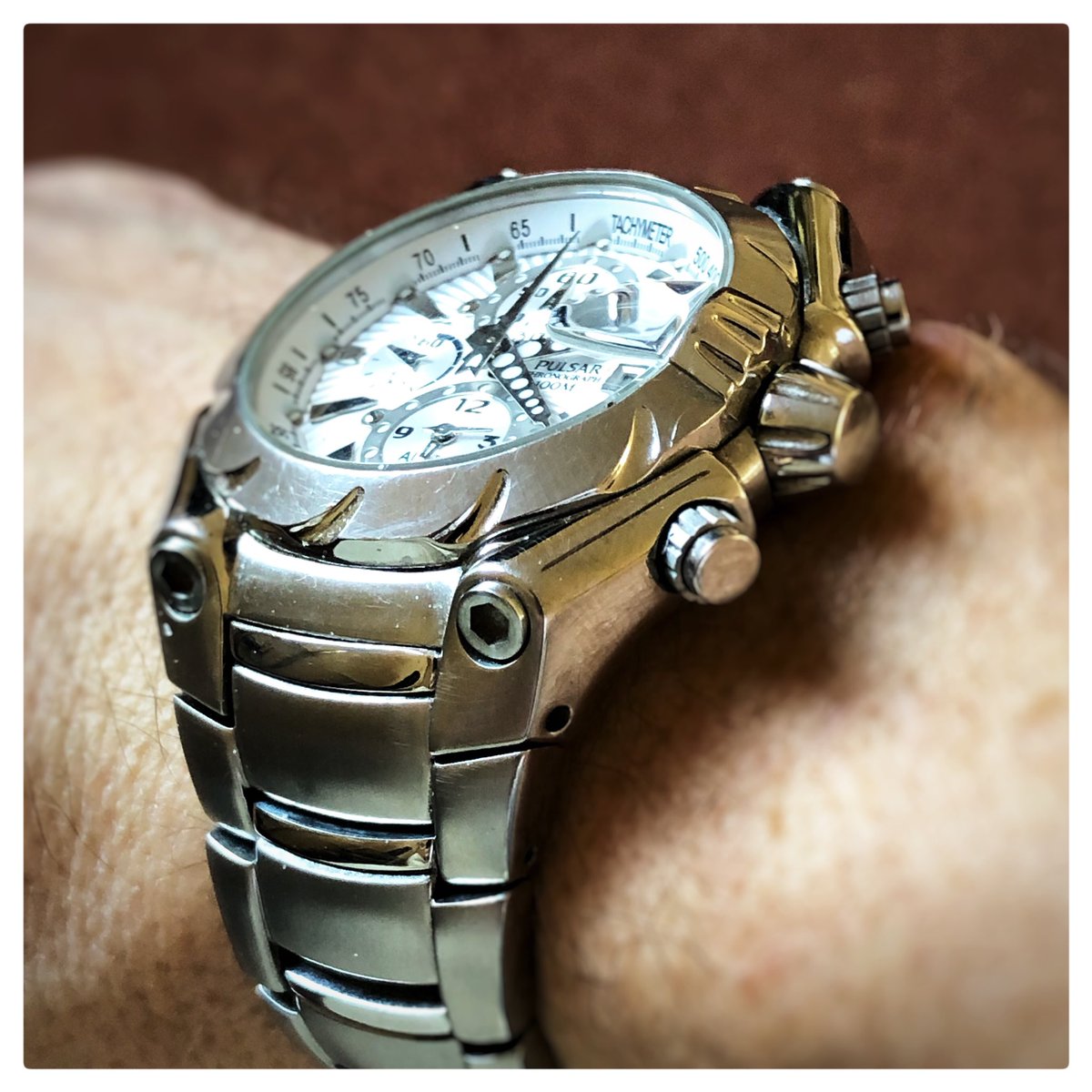 WorldAffordable's tweet photo. One of three variants of this Pulsar watch #wotd #watchoftheday #watchesofinstagram #watches #pulsar #pulsarwatch https://t.co/KAHJC8Ii8u