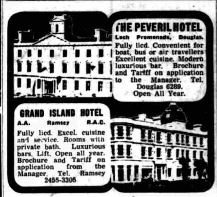 In the 1970s the Grand Island  #Hotel was offering rooms with a private bath and luxurious bars. Anyone have a time machine?  #SeasideHotelOfTheWeek  #Ramsey  #IsleOfMan