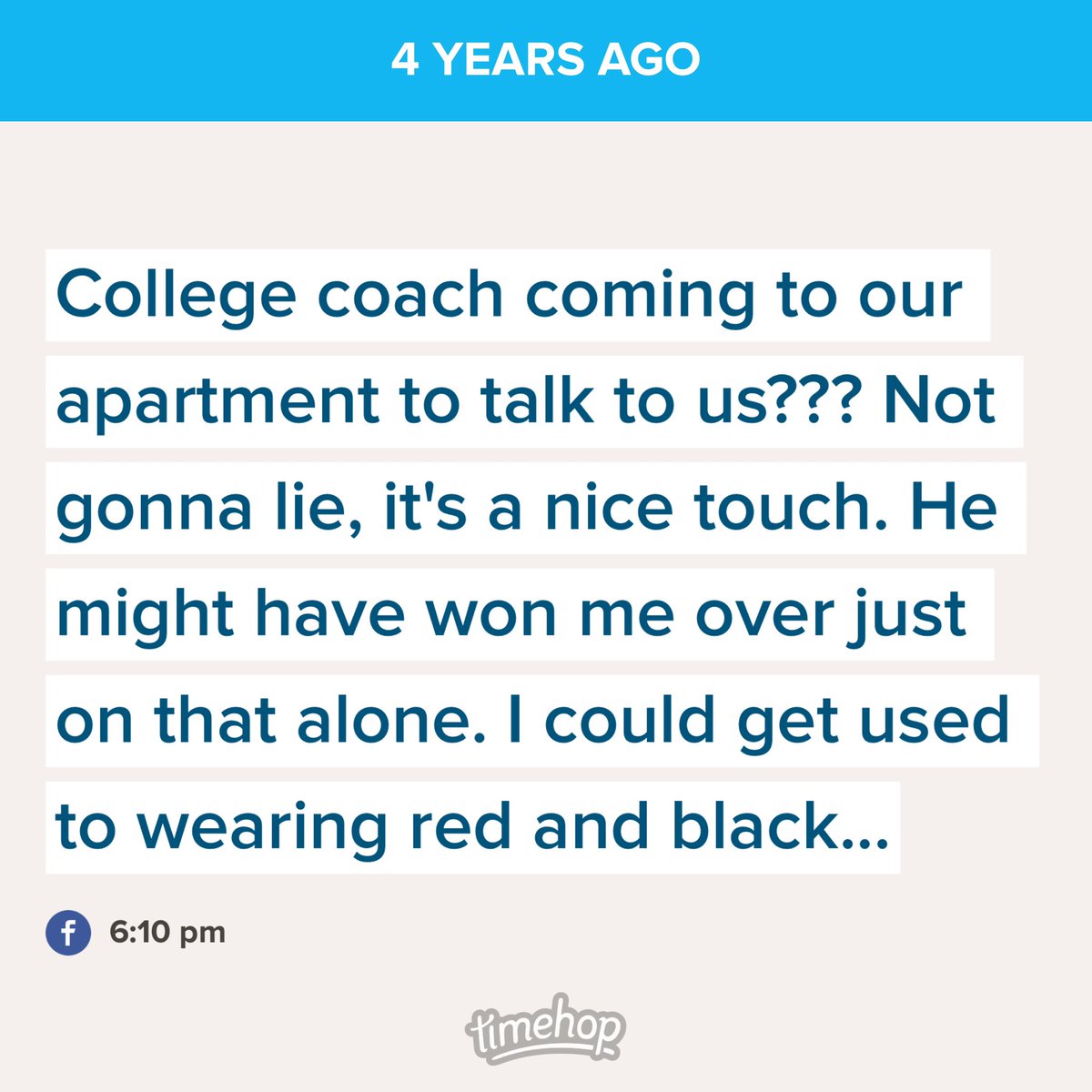 DesaStoneEdS's tweet photo. And the rest is history...Crazy how fast 4 years went by...the funny thing is that Wade wasnβt the only family member wearing black and red when the Fall rolled around β€οΈπ€ #FSUBobcats #BPHS https://t.co/HpwDrPJVqM