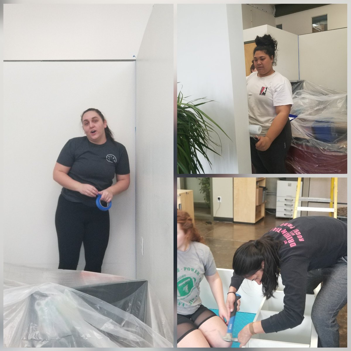 oahot1's tweet photo. Yesterday @LadyVipersRugby got to volunteer #serviceproject building shelves, painting walls and moving furniture at #UCASA.  We we're happy to help a company that helps other in need. https://t.co/lPhSNnwqB9