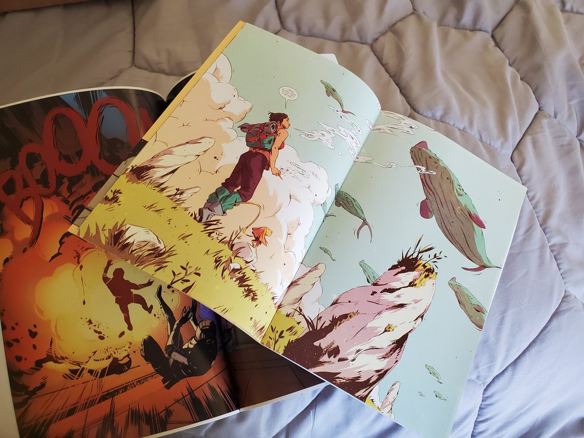 CDMetc's tweet photo. @CurtisWriterC sent me a package? Pray tell, whatever can it be?

HOW 'BOUT A COMPLETELY FRIGGIN' STUNNING COPY OF #SLIGHTLYEXAGGERATED #1 AND #THEWILDCOSMOS!

I cannot wait to read these beautiful books. Thank you to the team and yes, please to whatever is next. https://t.co/qgYvqoJxKU