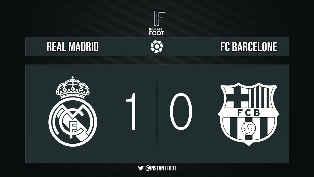 lnstantFoot's tweet photo. #ElClásico | #RealBarca 

GOAAAAAAAAAAAAAL DE VINICIUS !!

Frappe contrée par Piqué et c'est dedans !! https://t.co/2Vo7P8JCkq