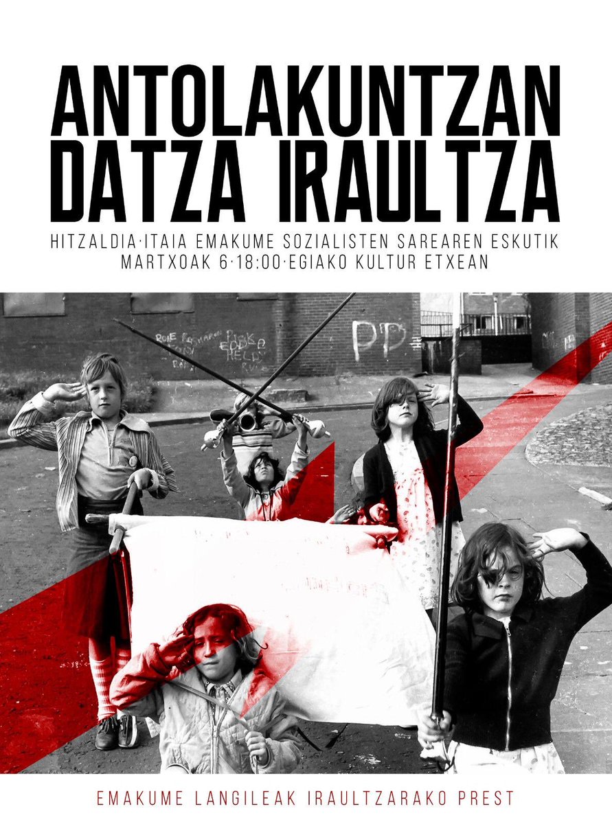 Beste urte batez emakume langilearen nazioarteko egunaren harira, langileon antolakuntzan eta batasunean berresten gara.

Datorren ostiralean, martxoaren 6ean, <a href="/itaiasarea/">ITAIA</a>-ko kideen eskutik hitzaldia izango dugu.
📍Egiako kultur etxean
🕡18:00tan
ANTOLAKUNTZAN DATZA IRAULTZA 💥