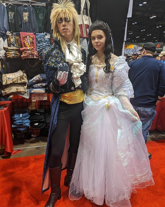 ShopBathomet's tweet photo. Screams forever. #labyrinth #cosplay #C2E2 https://t.co/BjnH6zuffV https://t.co/TJXBN7OX2J