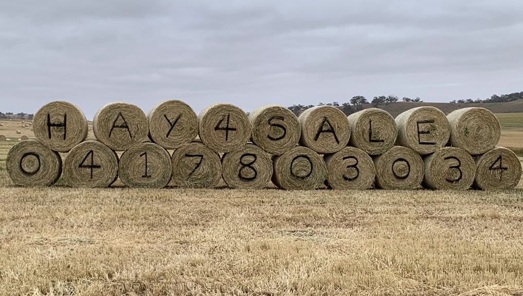 Hay for sale, Auburn SA call Bill 0417803034