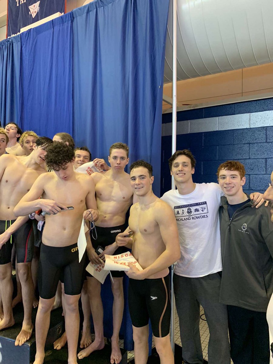 A few more to finish off the day

Shane Washart (8th 500 freestyle)

Chris Medolla, Aidan Peters, Wil Carpenter, and Dave Dileonardo (9th 200 freestyle relay)

Dave Dileonardo, Aidan Peters, Jack Levari, and Shane Washart (8th 400 freestyle relay)