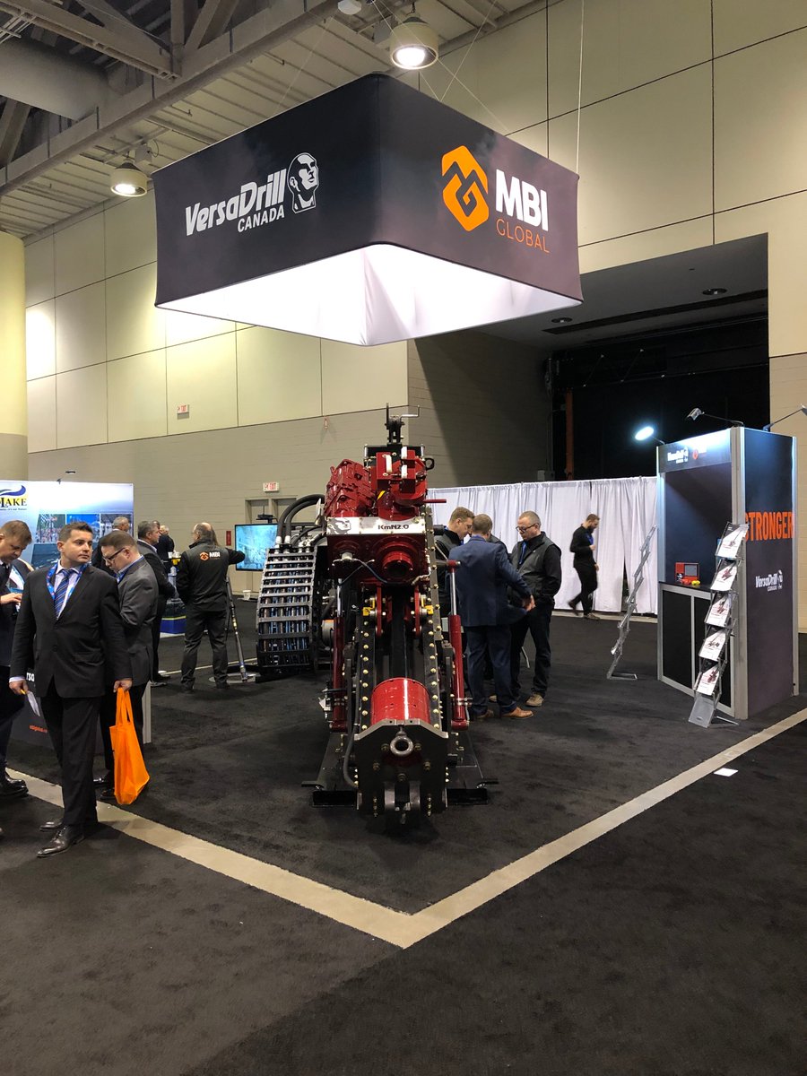 MarioRouillier's tweet photo. Our adventure at the #PDAC2020 Convention begins! Come see us at booth #751 and check out our brand new self-contained drill. Can't wait to see you!💪 https://t.co/hWKAHdxRQj