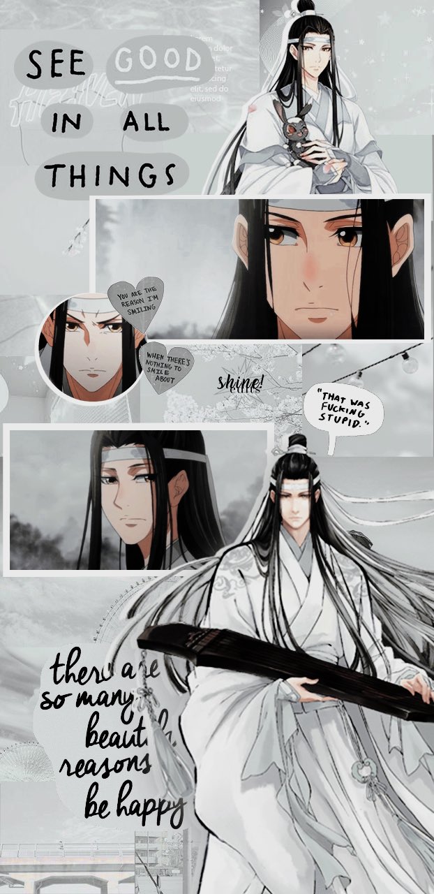 Shine! edits on X: ✫ lockscreen ✫ anime: mo dao zu shi ✫ personagem: lan  wangji ✫ like/rt se salvar ✫ print se usar ✫ não repostar /dattes   / X