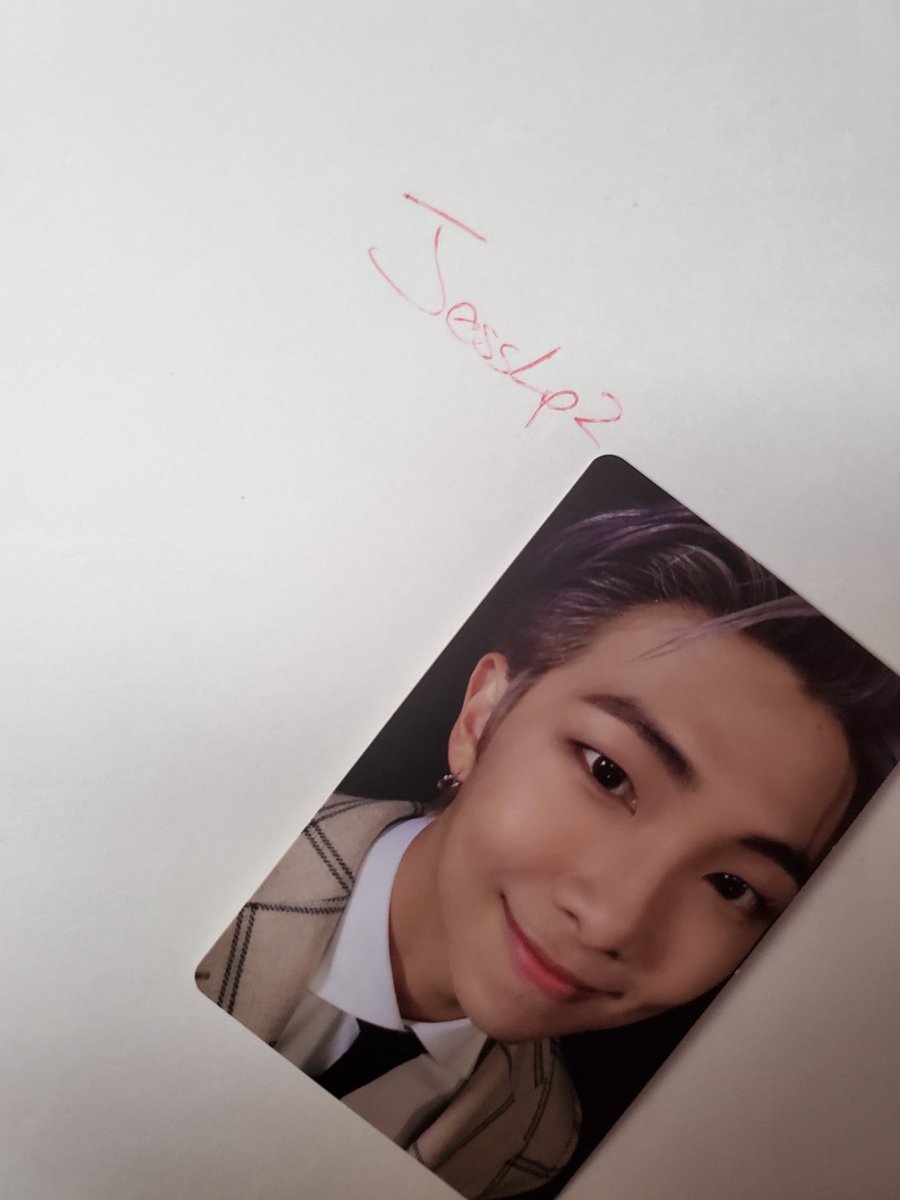 JessLP2's tweet image. WTT BTS MOTS 7
Have - Namjoon RM version 3
Want - Jimin JM version 3
Can/USA only