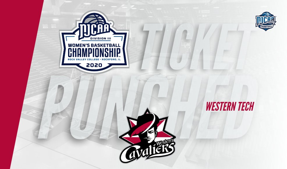 NJCAABasketball's tweet photo. Pack your bags, Cavaliers!

Western Tech will head to Rockford as the North Plains District A Champion after topping Anoka-Ramsey in Coon Rapids.

#NJCAAwbb DIII District Championships ⬇️
https://t.co/zGuCthIsmD https://t.co/yLW2SoGrJB