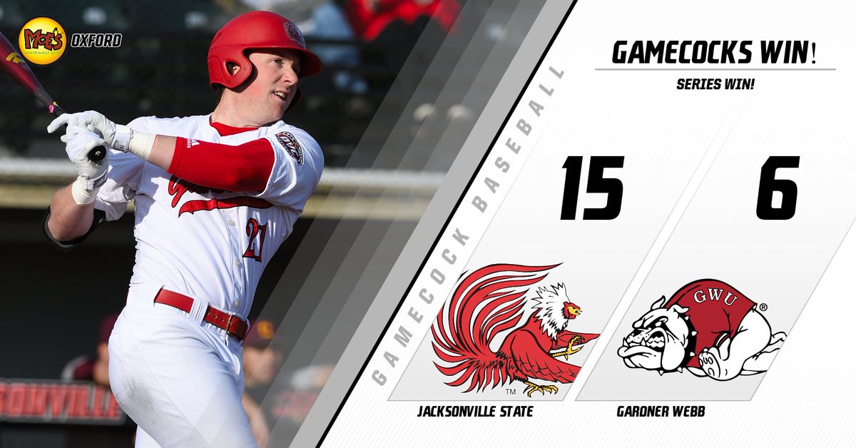 JaxStateBB's tweet photo. GAMECOCKS WIN!! | A series win for Jax State! https://t.co/oOSsYC0ugO