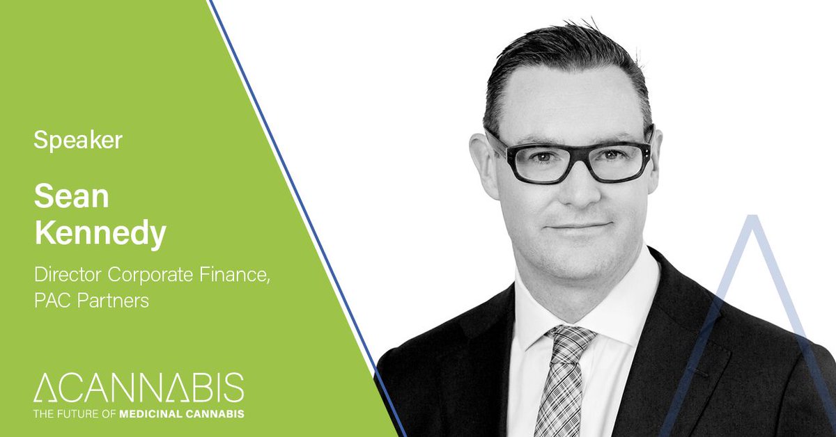 A | SPEAKER
We are excited to announce Sean Kennedy, Director Corporate Finance at PAC Partners will join us as a speaker at the ACannabis conference.

Hear from Sean at ACannabis | 3 &amp; 4 March 2020 | buff.ly/34AruSq