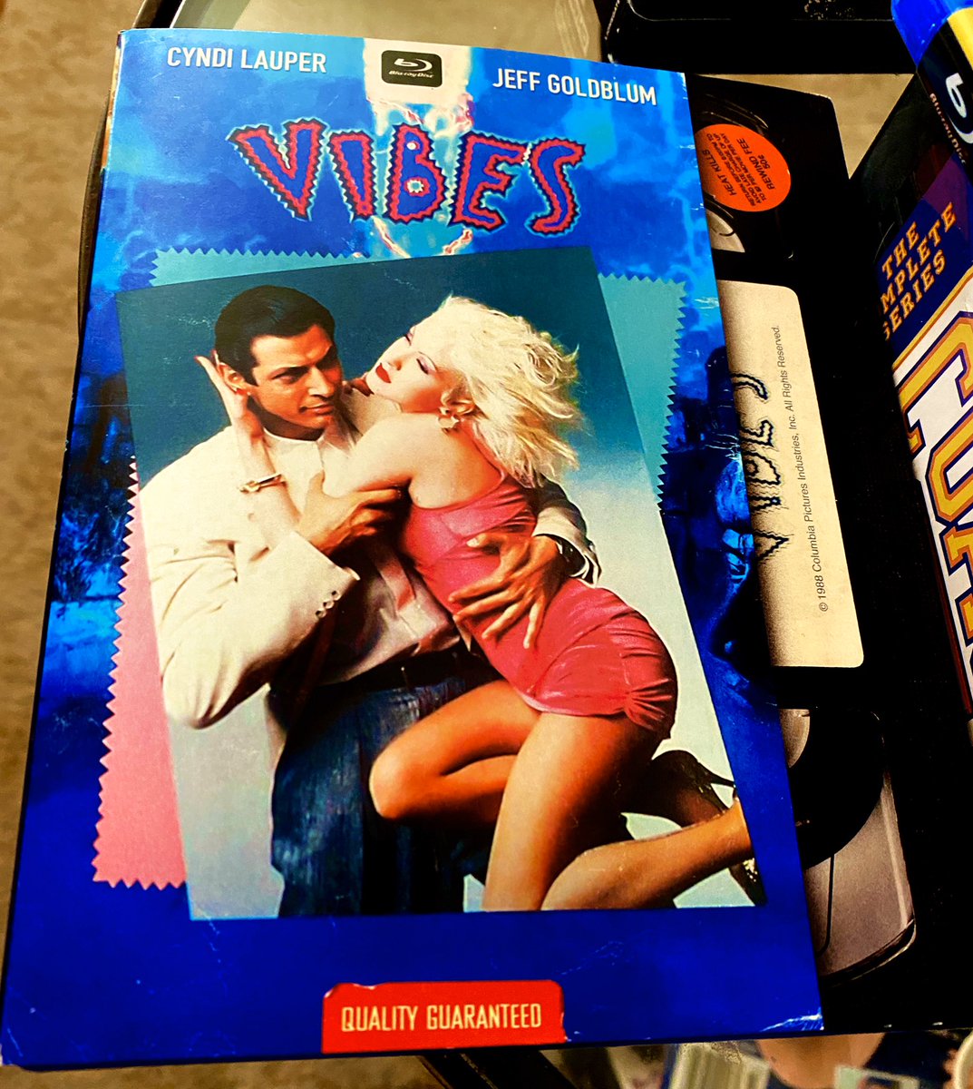 SickEntyred2020's tweet photo. A lazy Sunday afternoon watching Vibes. Fun movie! @MillCreekEnt did a decent job on the #bluray. Good 2.0 surround audio! #blurayaddict #bluraycollector #physicalmediaforever #discornothing #idontdodigital #physicalmediaorbust #moviesaremycomfortfood #80sgoodness #mssucks https://t.co/kYOTDfLwHc
