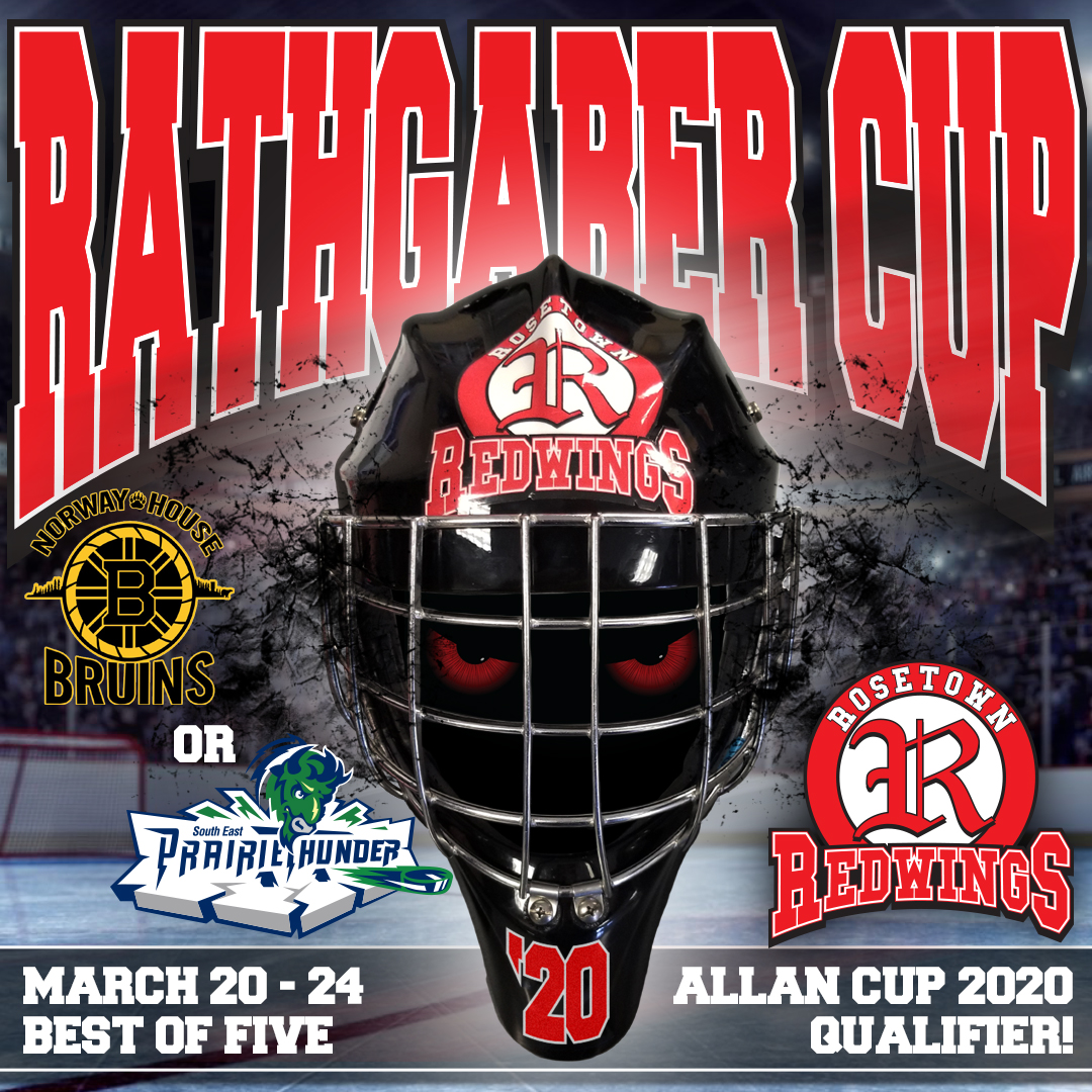 🚨 2020 RATHGABER CUP IN ROSETOWN MARCH 20TH - 24TH!!🚨

Your AAA #WINGS are 20 days away from facing either Manitoba's Norway House Bruins or South East Prairie Thunder in this best-of-5 <a href="/Allancup2/">AllanCup_2020</a> qualifier at the #bannerbarn! #GOWINGSGO #HEREWECOME #roadtotheallancup