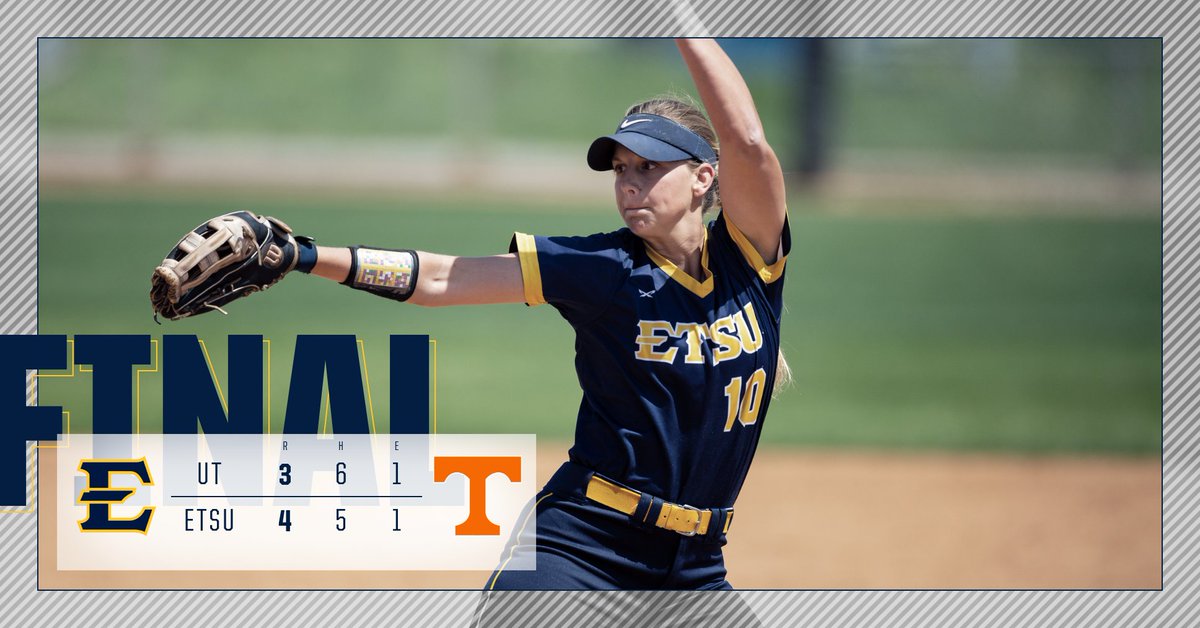 BUCS WIN!!! ETSU ends UT's 100-game winning streak against in-state opponents and a 19-game losing skid against the Lady Vols!!

#ETSUTough