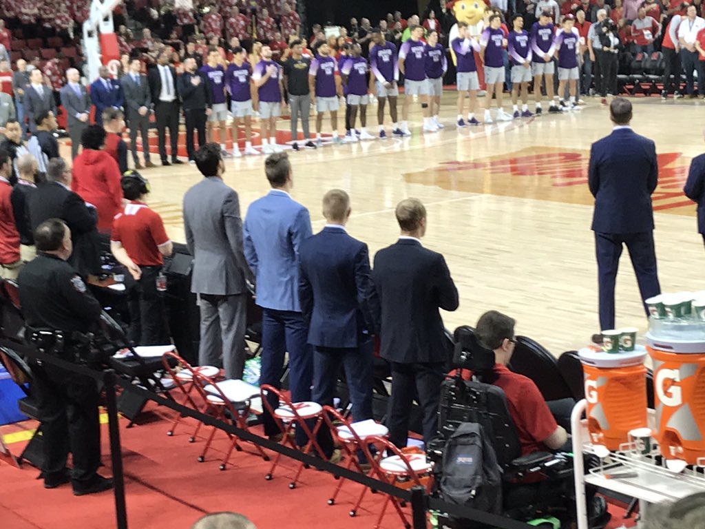 MicheleSleight's tweet photo. Shout out to the Senior Managers today!  #nebrasketball #Huskers https://t.co/cg746FqXGz