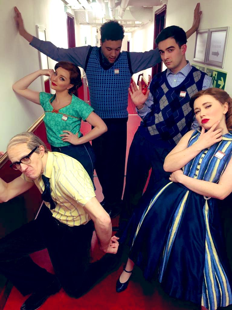 Thank so much for coming to our show and giving us these lovely badges <a href="/WestEndCovers/">WestEnd Understudies</a>. We feel so badass now! #westend #1stcover #actorslife #goeswrong #mischieftheatre <a href="/BankRobberyPlay/">The Comedy About A Bank Robbery</a> @Kennywaxltd