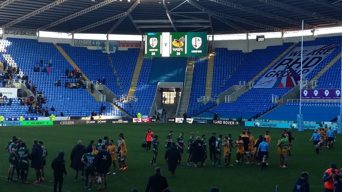 joshuaplummeruk's tweet photo. A little visit and away trip to the Mad Stad to witness a @WaspsRugby bonus point victory! ππ
A fantastic, open second half. Continuing to build momentum following on from last week's win against Sarries.
Great turnout from fellow Wasps fans too.
#COYW #WeAreWasps #IRIvWAS https://t.co/1H9RpCnzxP