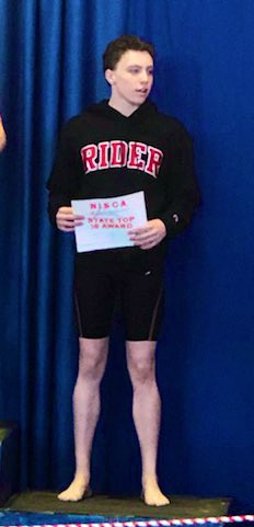 HERD_ATHLETICS's tweet photo. Congratulations to Peyton Ward on his amazing high school swimming career!  Peyton finished 12th at the Meet of Champions and will continue his swim career at DI Rider University. https://t.co/EQUA97ZimN
