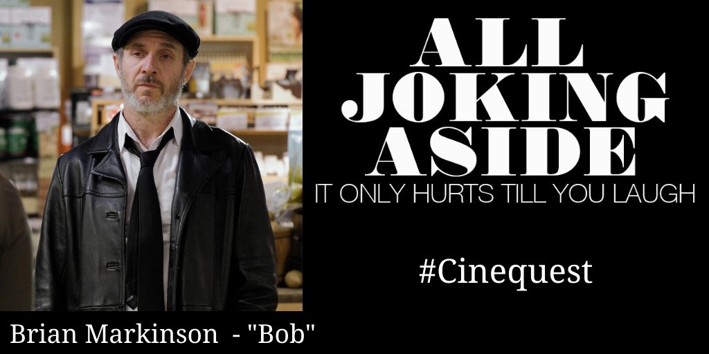 @BrianMarkinson our leading man "Bob" &amp; exec #producer of our #comedy in the <a href="/Cinequest/">Cinequest</a> #filmfestival Known for <a href="/netflix/">Netflix</a> 's "Away"alongside 
<a href="/HilarySwank/">Hilary Swank</a> &amp; <a href="/Tribaltvseries/">Tribal TV Series</a> imdb.to/2PE7KIH He is repped by <a href="/CTA_Social/">Characters Talent</a> 📷 @limerentidiot #indie #StandUpComedy #indiefilm