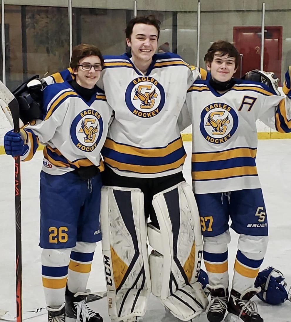 Congrats  to these three!!  Way to represent the Eagles proud at the Illinois West JV All Star game!  #flywithus #jvallstars #Eaglesproud #26 #50 #97