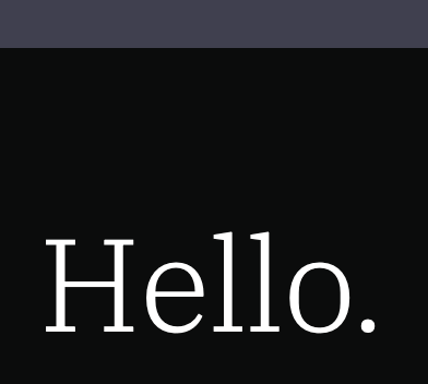 ...and then I ripped all the colour out