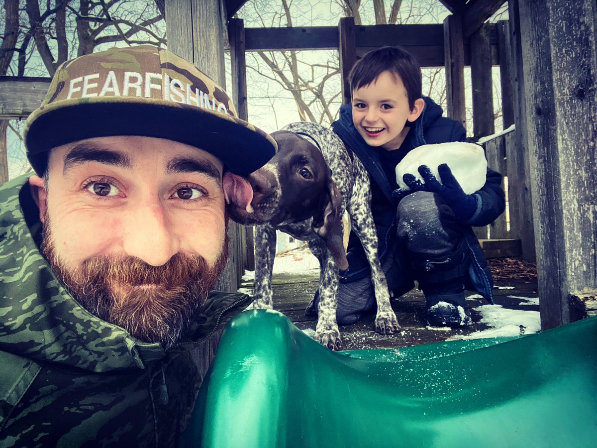 You know what I had this #weekend? FUN and lots of it. Spending time with 2 legged and 4 legged family members laughing and being silly! #FearFishing #FearFishinglife #getmanshorthairedpointer #kids #family #dogsofinstagram  #kidsofinstagram #awesome