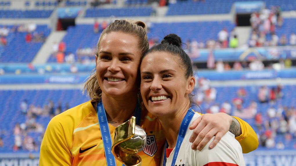 soccer_crush's tweet photo. Congrats to our #COTW - the wonderful Ashlyn Harris and Ali Krieger! Bye, bye, Beckham. 😉
#ItsJustACrush https://t.co/K352HZBrQM