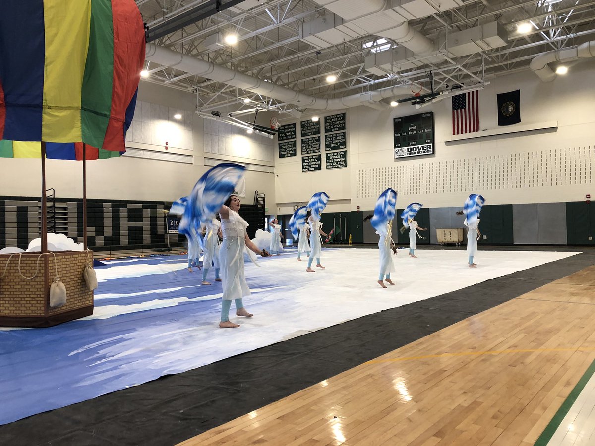 CathyMathews70's tweet photo. Rounding out an amazing weekend for @BMHSIndians The @BillericaGuard received a 1st place score of 84.9 in #NESBA National Scholastic A class in Dover NH this afternoon. What amazing accomplishments for so many Billerica students this weekend! 💚💪🏆 #werarebmhs #wgi #billerica https://t.co/xaIGy6FhNe