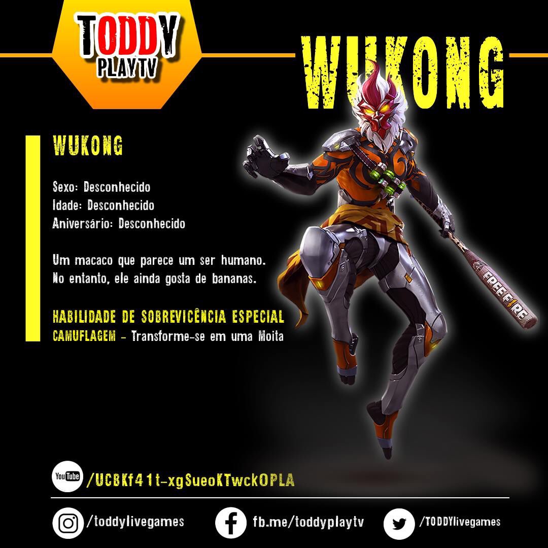 TODDYlivegames's tweet photo. #Wukong
Sigam nossas redes sociais:    
YOUTUBE:   https://t.co/br0eSkZvgu
FACEBOOK:  https://t.co/boPrKzf0kp  e    https://t.co/YUNMOsycRN
INSTAGRAM: https://t.co/NVu05K9CGI
TWITTER: https://t.co/KnnRmWic0x
#toddylivegames, #toddyplaytv, #toddyfreefire, #jptoddy,#toddybdmsports https://t.co/yaC83BDxo5