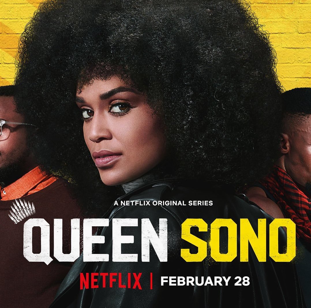 FeLovesLiteracy's tweet photo. @netflix Loving #QueenSono! This show is a winner!!! https://t.co/HzPyo8mrsr
