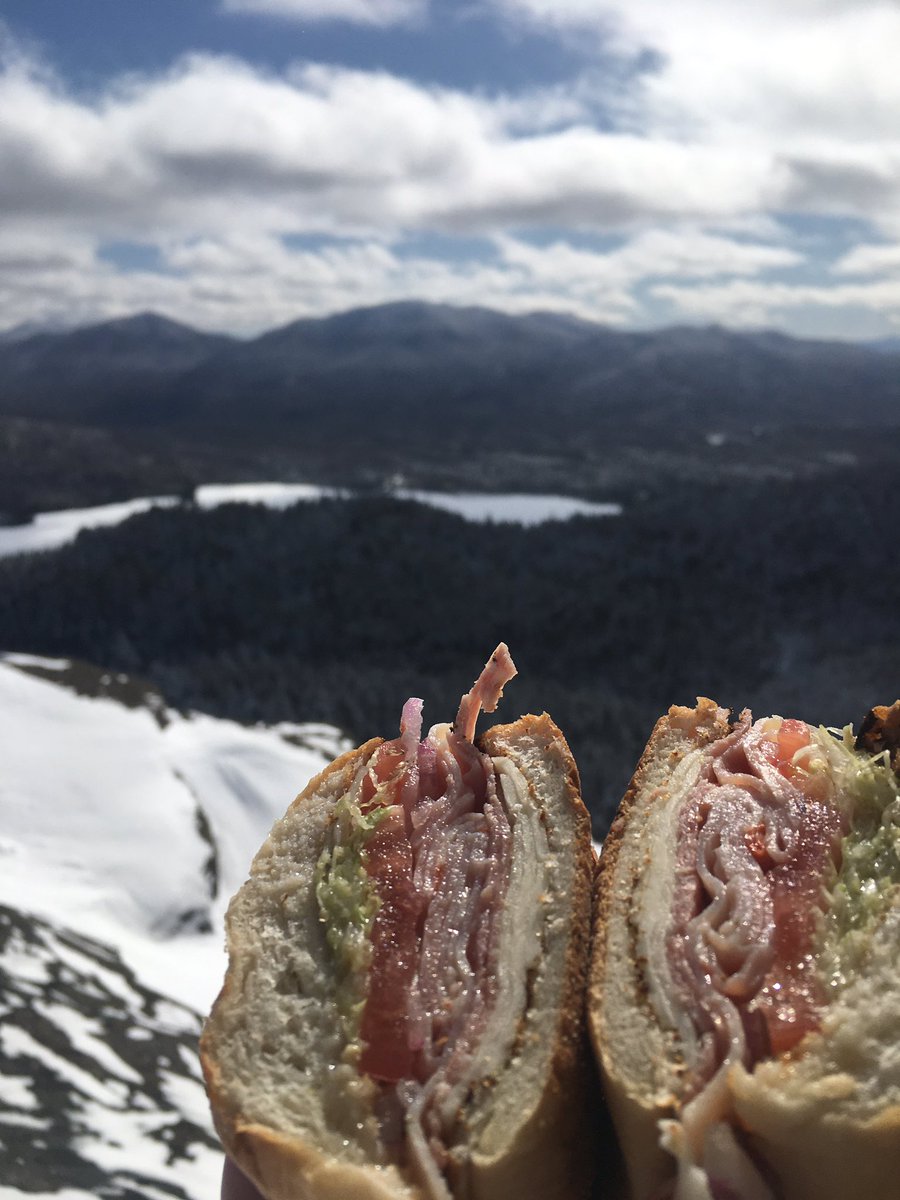 sandwichsummit's tweet photo. When in Saranac Lake do what they do go to @LakeviewDeli and hike Ampersand with an Italian 🇮🇹🥪🏔 https://t.co/RlWQUKOpNq