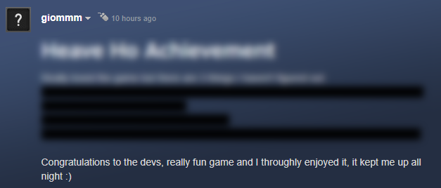 maybelatergames's tweet photo. Another satisfied gamer! It warms my heart seeing comments like this 😻 

Check out what all the fuss is about: 
https://t.co/PvIDAdUHaU

#gamedev #indiedev #indiegame #AnnAchronist https://t.co/RWSLl1AECv