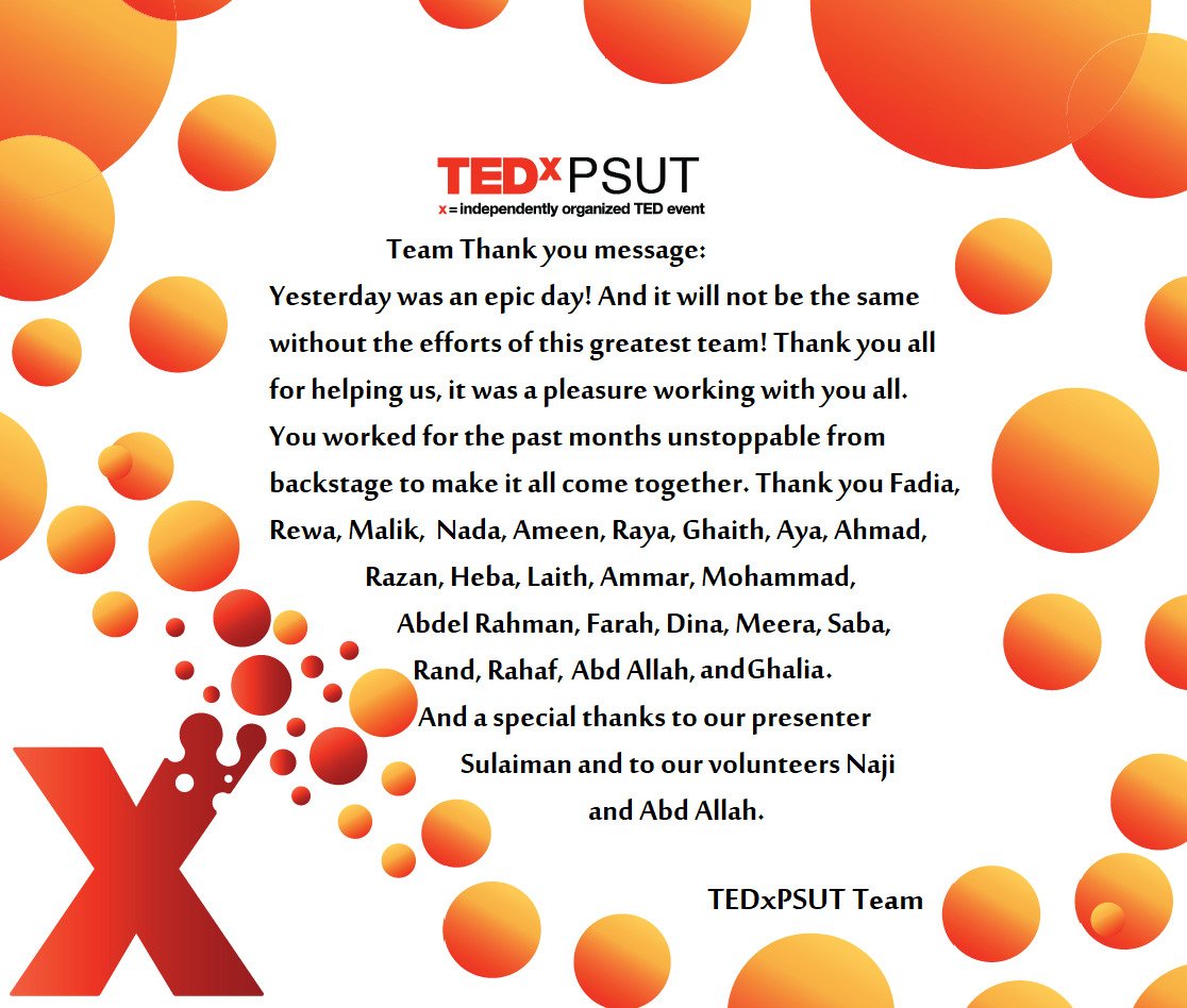 TEDxPSUT tweet media