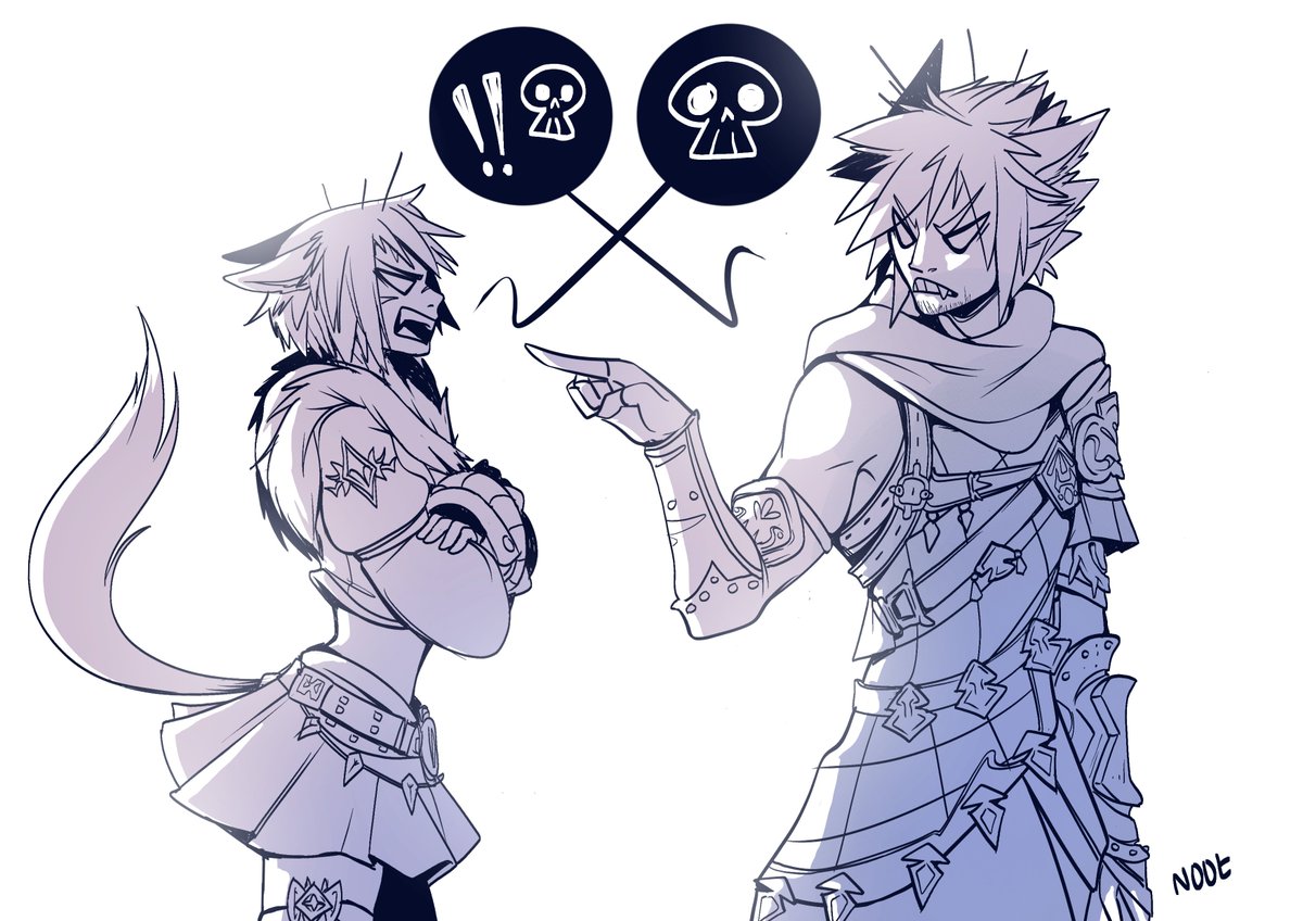 LynFFXIV's tweet photo. A day like any other between Lyn and Kimaati 👌
#FF14 #FFXIV #guildtime https://t.co/M2Inq8yU7H
