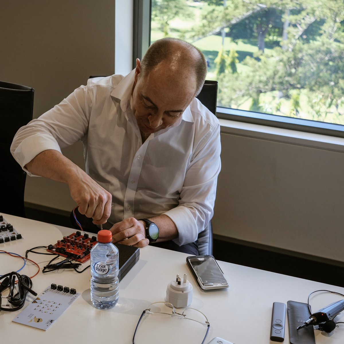 Marek Kowalkiewicz (@marekkowal) on Twitter photo Alex Gerfer, CTO and CEO of <a href="/we_online/">Würth Elektronik Group</a> eiSos group doing what CTOs do: making sure technology works! In the meantime <a href="/TropCrops/">Sagadevan Mundree</a> and me doing what professors do: giving advice. 🤣
Bringing together <a href="/QUTBusiness/">QUT Business School</a> QUTeX, #CTCB, <a href="/QUTCDE/">QUT Chair in Digital Economy</a> and <a href="/we_online/">Würth Elektronik Group</a> to explore the future of farming! Alex Gerfer, CTO and CEO of <a href="/we_online/">Würth Elektronik Group</a> eiSos group doing what CTOs do: making sure technology works! In the meantime <a href="/TropCrops/">Sagadevan Mundree</a> and me doing what professors do: giving advice. 🤣
Bringing together <a href="/QUTBusiness/">QUT Business School</a> QUTeX, #CTCB, <a href="/QUTCDE/">QUT Chair in Digital Economy</a> and <a href="/we_online/">Würth Elektronik Group</a> to explore the future of farming!