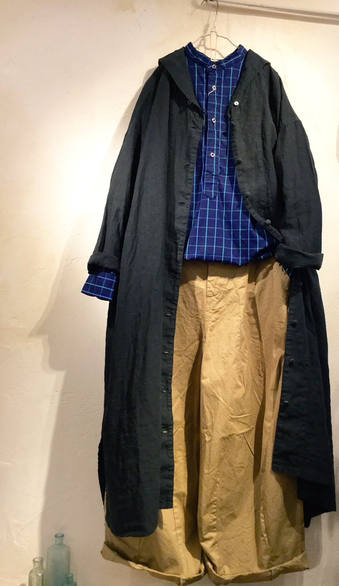 21正規激安 ネストローブ リネンセーラーカラーワンピース ロングワンピース マキシワンピース