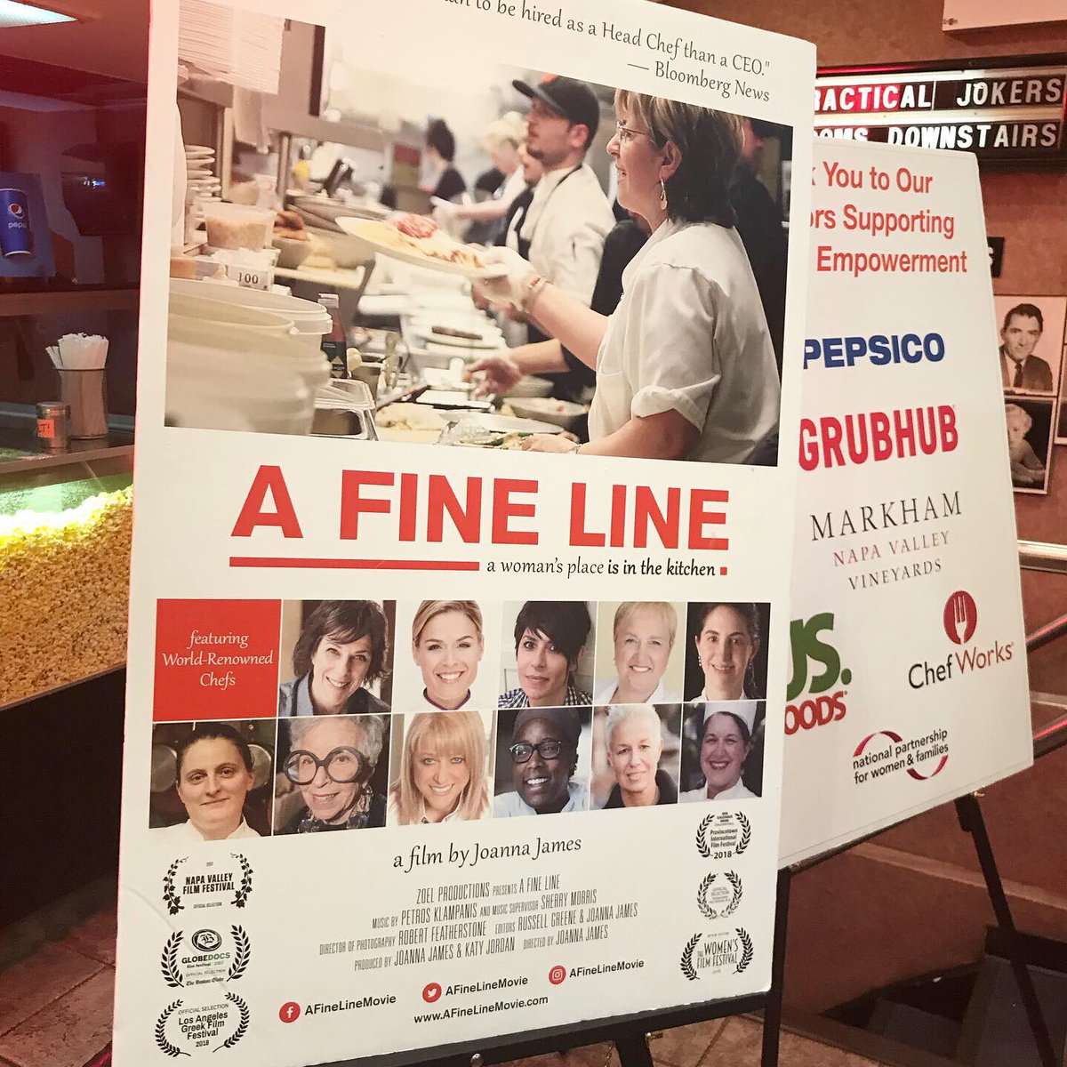 blahtoTADA's tweet photo. Today, I got to see the documentary, “A Fine Line”. It highlights the contribution of women to the culinary industry, but despite that, only 7% of them become head chefs or restaurant owners. @afinelinemovie #afinelinemovie #joannajames #womenchefs https://t.co/7lnNFAqybK