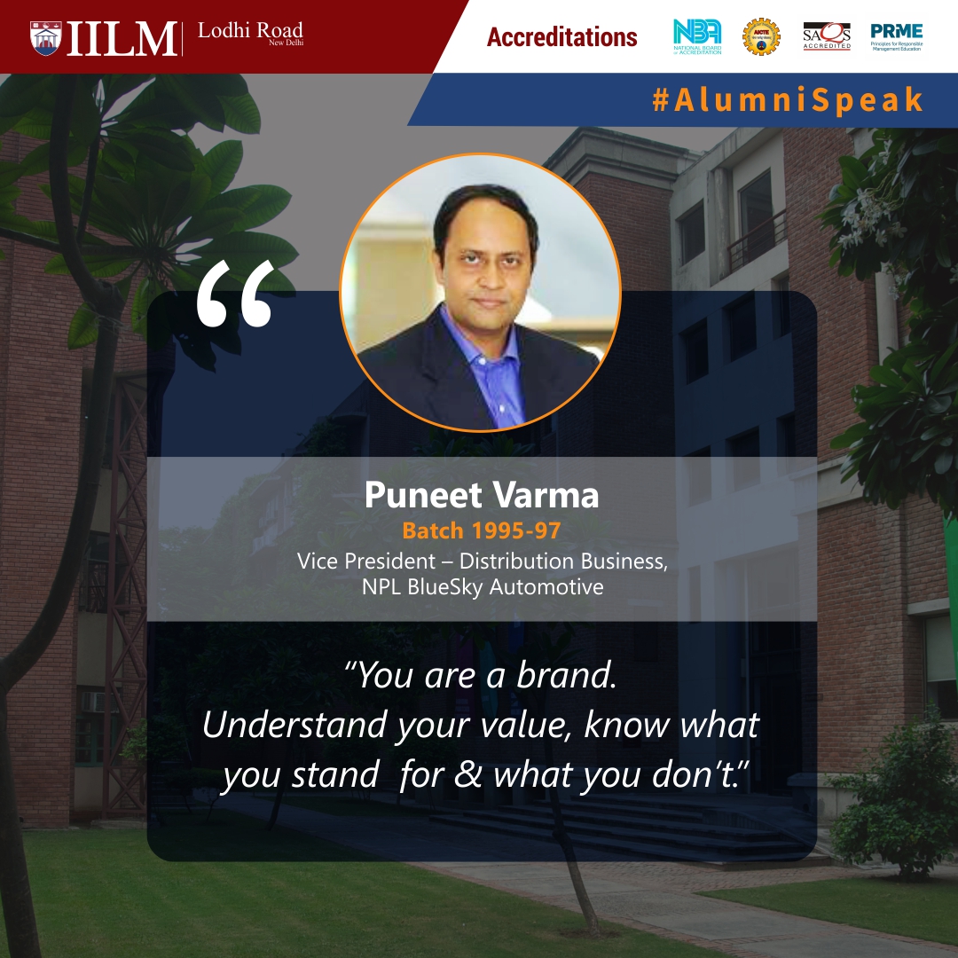 IilmInstitute's tweet photo. #AlumniSpeak: Celebrating IILM Alumni, torchbearers of its legacy.
#MyIILM #iilm #IILMAlumni #BestBSchool #ReadyForBusiness #Legacy #PGDM #UBS #BBA #Alumni #MBA https://t.co/EYcARDd6T8