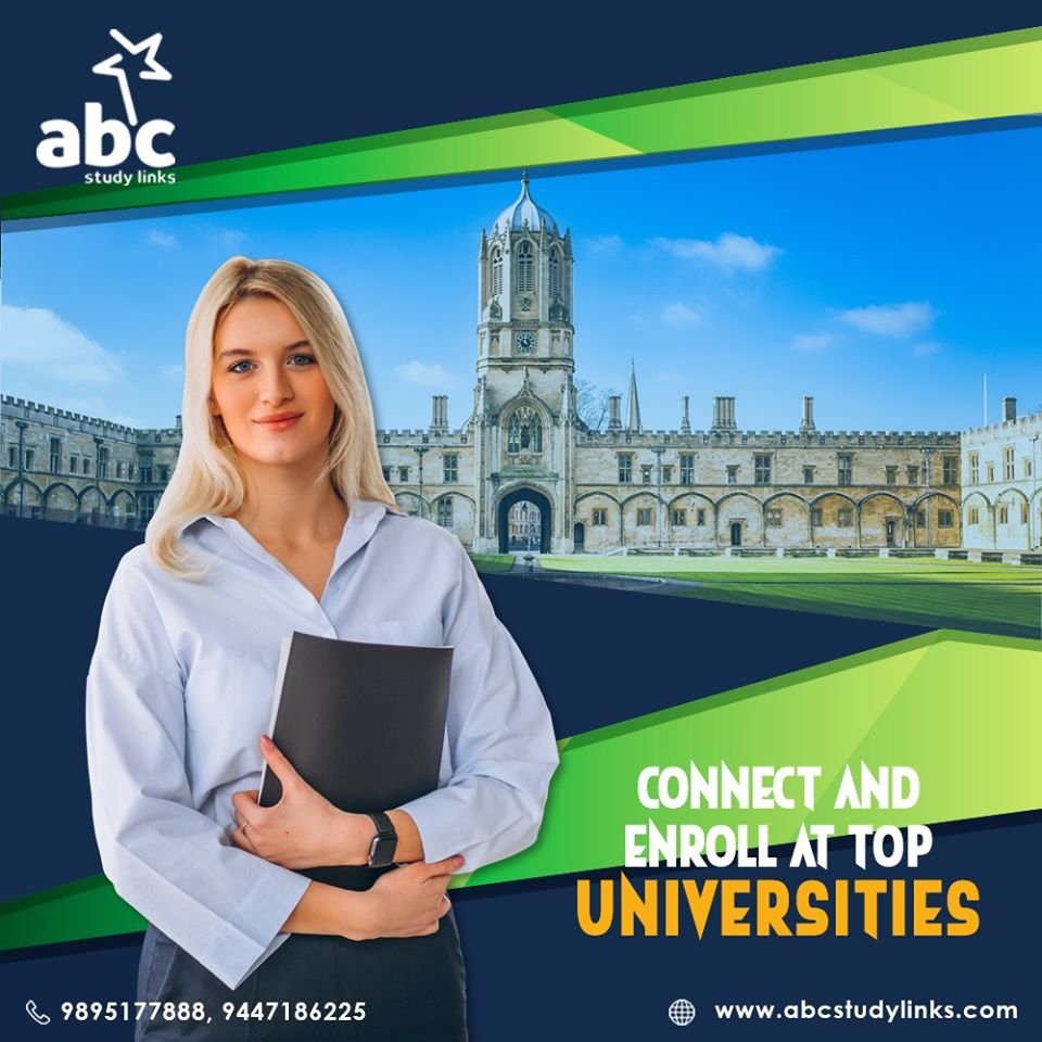 ABCStudy_Links's tweet image. Connect and enroll at top universities
Visit : abcstudylinks.com
Call : 9895177888, 9447186225
#StudyAbroad #Study #abroad #ABCStudyLinks #culture #career #education #Opportunity #work #live #future #Visa #colleges #destinations #Canada #UK #Newzeland #Australia #overseas