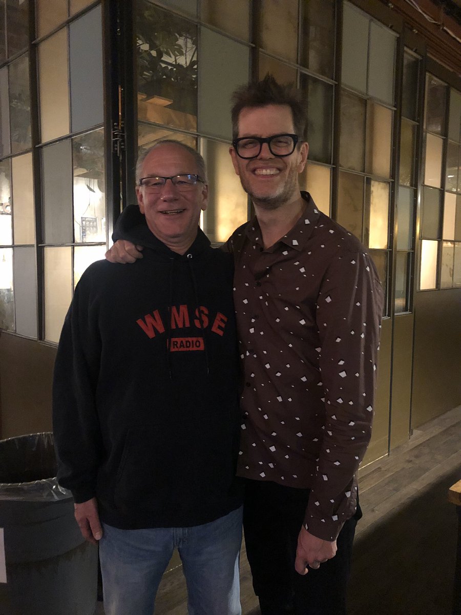 DrSushiWMSE's tweet photo. The Doctor and jazz superstar @DonnyMcCaslin. Great to see you in #Miwaukee. @wmse #jazz #music https://t.co/vO4swMyXJI