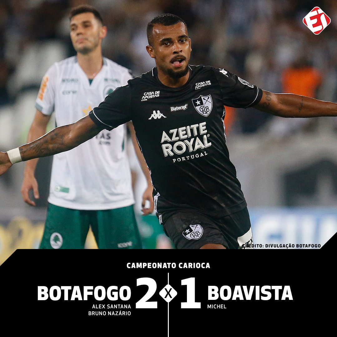 TNTSportsBR's tweet photo. FIM DE PAPO! O Boavista até assustou o Botafogo, mas o Alvinegro garantiu a vitória nos minutos finais no Nilton Santos! #BOTxBVT https://t.co/svq9ntbGzy