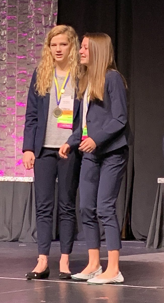 Congrats! Parker Bond &amp; Kira Wood <a href="/VirginiaDECA/">Virginia DECA</a> state finalist and qualified for <a href="/DECAInc/">DECA Inc.</a> international competition in Nashville. <a href="/hhshawks03/">Hanover High School</a>
