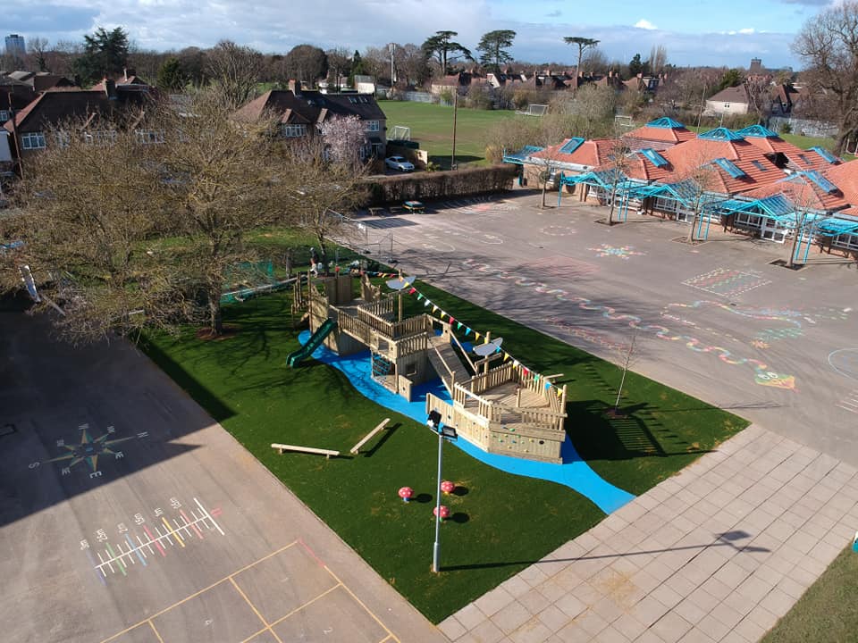 We can't believe this is now our playground! The giant playship 'HMS Nelson' and colourful playground markings were all paid for by years of fundraising from Nelson School PTA. Hope you like it too 😀😀😀